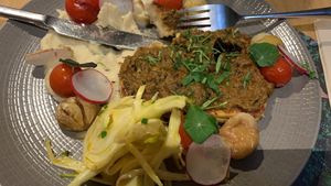 Dish of the day - delicious 😋  at Veganapati in Lisbon