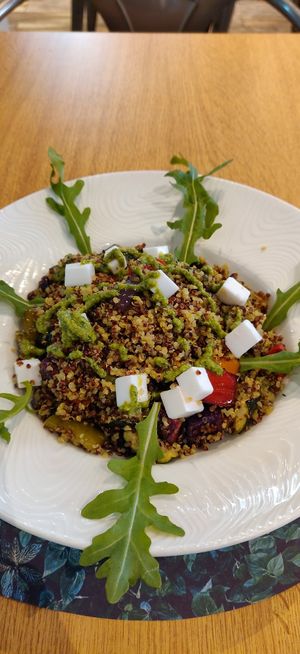 Meal of the day at Veganapati in Lisbon