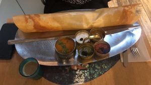 Dosas at Veganapati in Lisbon