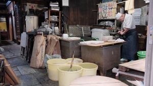  at Iriyama Tofu Shop in Kyoto