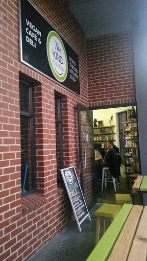 Outside at The Kind Kitchen in Woodstock