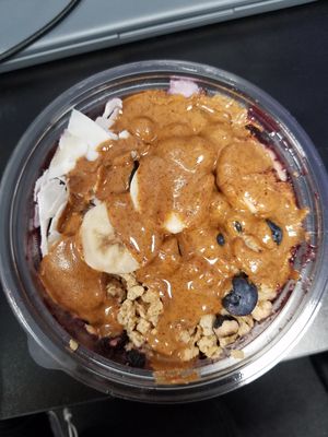 Smoothie bowl at Jus By Julie in Cedarhurst