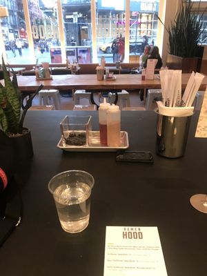 Inside view at Ramen Hood - Pop up in New York City