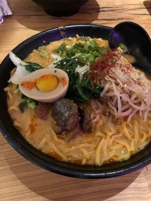 Spicy ramen at Ramen Hood - Pop up in New York City