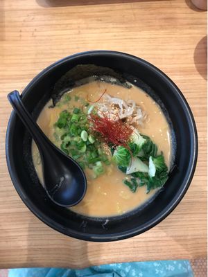 Spicy ramen, no mushroom  at Ramen Hood - Pop up in New York City