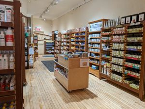 Personal care products and supplements at La Carotte Joyeuse in Quebec