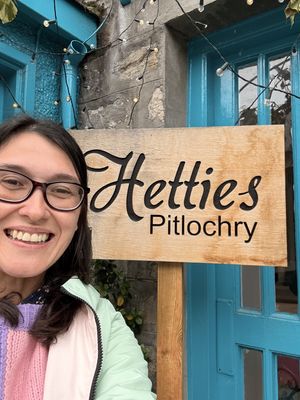   at Hettie's Tearoom in Pitlochry