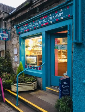 Entrance  at Hettie's Tearoom in Pitlochry