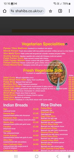  at Shahib's in Bowness-on-windermere