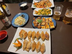 Gyoza middag + gongbao surou at Kokyo in Stockholm