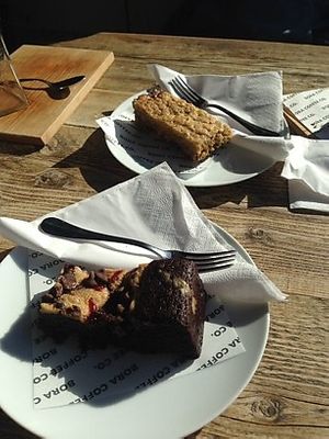 Vegan cakes  at Bora Coffee Co in Shirley