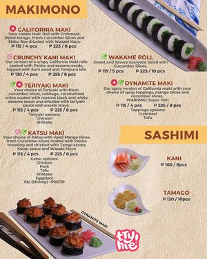 Look for the Leaf sign for our vegan options at Katsu House in Antipolo