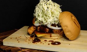 Tofukatsu Burger at Katsu House in Antipolo