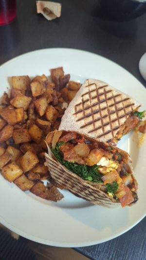 Alex's Vegan Burrito at Roasted in Bethlehem