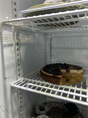 Blueberry cheesecake   at Cookie Lady in Rishikesh