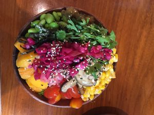 Tofu Bowl with pretty much everything! at Poke Saigon in Ho Chi Minh City