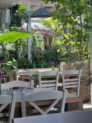   at Βouyiata B.B.Q. Malibu Bar in Corfu