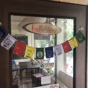 Door with a message! at Earth Story in Chennai