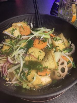 Soup with tofu yummy at Saigon Village in Gersthofen