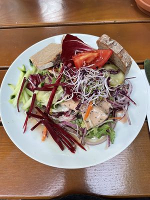 Veganer Wurstsalat   at Waldgaststätte Parkhäusl in Augsburg