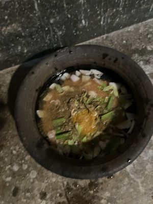 Dal in the makingg  at Welle Gedara Homestay & Cooking in Weligama