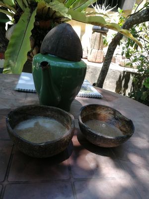 Banana coffee at Welle Gedara Homestay & Cooking in Weligama