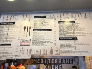 Menu 4 at Olive Tree in Leipzig