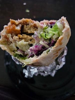 "Veganes" Seitandürüm at Olive Tree in Leipzig