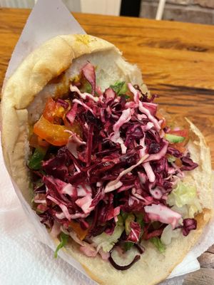 Seitan Kebab  at Olive Tree in Leipzig