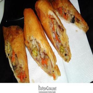 Spring Rolls at Loving Hut - Huaining in Taipei