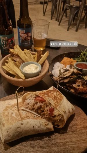 . at Apuro Vegan Bar in Porto