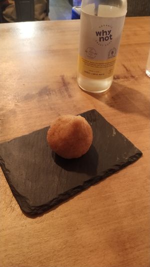 Seitan coxinha at Apuro Vegan Bar in Porto