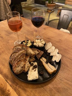 Vegan cheese platter 20€  at Apuro Vegan Bar in Porto