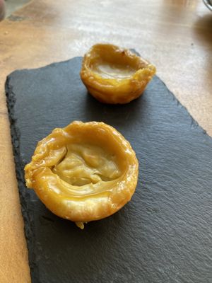 Pastéis de Nata  at Apuro Vegan Bar in Porto