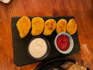 No chicken nuggets  at Apuro Vegan Bar in Porto