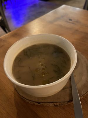 portuguese soup    at Apuro Vegan Bar in Porto
