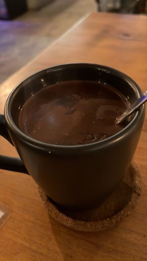 hot cocoa   at Apuro Vegan Bar in Porto