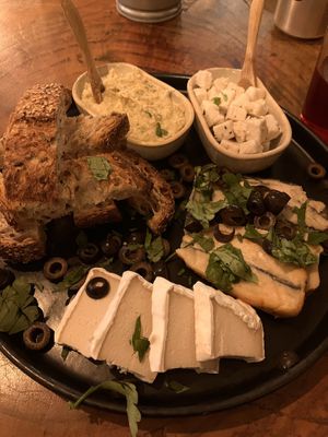 Vegan Cheese Platter  at Apuro Vegan Bar in Porto