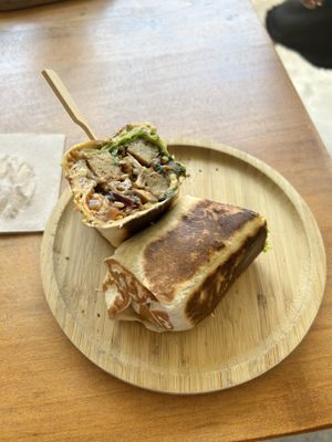 Evil burrito  at Apuro Vegan Bar in Porto