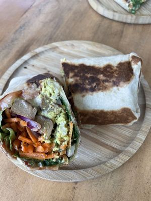 Doggy burrito   at Apuro Vegan Bar in Porto