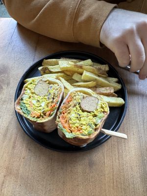 Burrito  at Apuro Vegan Bar in Porto