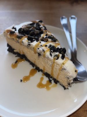 Pumpkin Oreo cheesecake  at Apuro Vegan Bar in Porto