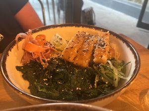 bowl katsu  at Apuro Vegan Bar in Porto