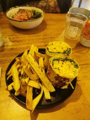 Lazy Burrito at Apuro Vegan Bar in Porto