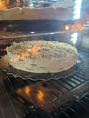 Cookie cake at Apuro Vegan Bar in Porto