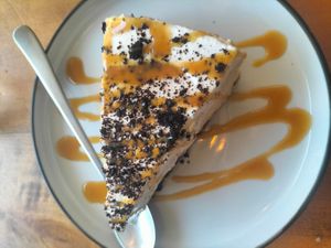 Cheesecake at Apuro Vegan Bar in Porto