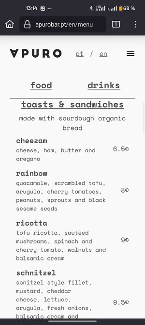  at Apuro Vegan Bar in Porto