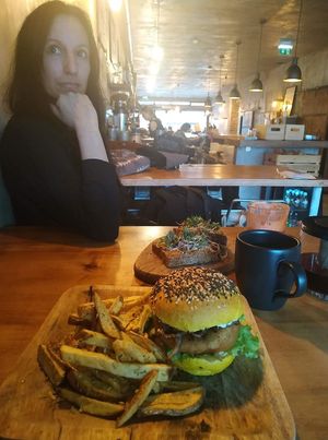 Ready to eat  at Apuro Vegan Bar in Porto