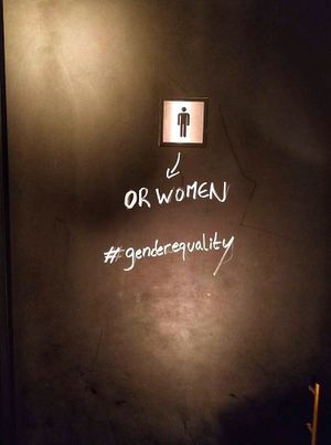 Genderequality  at Apuro Vegan Bar in Porto