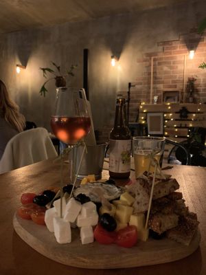 Cheese plate  at Apuro Vegan Bar in Porto